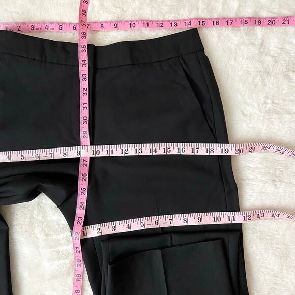 J. Crew Super 120's Black Wool Pants Size 4 - Picture 3 of 5